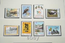 Espagne 1997-2000 Collection de 170 timbres et 25 feuillets souvenirs dans un album Lindner