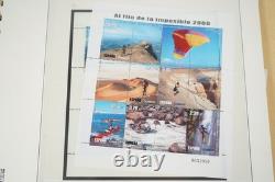 Espagne 2006-2007 Collection de 145+ timbres neufs sans charnière conservés dans un album Lindner