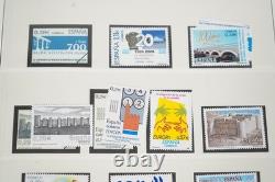 Espagne 2006-2007 Collection de 145+ timbres neufs sans charnière conservés dans un album Lindner