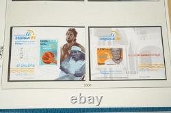Espagne 2006-2007 Collection de 145+ timbres neufs sans charnière conservés dans un album Lindner