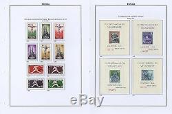 Espagne 3 Binder Album Complete Collection Sans Charnière 1956-1999 Mnh Luxe