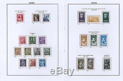 Espagne 3 Binder Hingeless Album Complete Collection 1950-1999 (50 Ans) Mnh Luxe