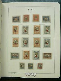 Estonia Stamps Collection In Leuchtturm Album 1918 1940 Presque Complet