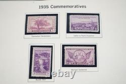 États-Unis 1934-1984 Collection commémorative de plus de 850 timbres MNH Valeur faciale 90+ $ dans un album