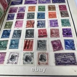 États-Unis + Pays et accumulation de l'album de timbres-poste modernes de plus de 2500 avant la Seconde Guerre mondiale
