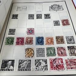 États-Unis + Pays et accumulation de l'album de timbres-poste modernes de plus de 2500 avant la Seconde Guerre mondiale