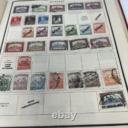 États-Unis + Pays et accumulation de l'album de timbres-poste modernes de plus de 2500 avant la Seconde Guerre mondiale