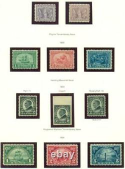 États-unis Collection, 4 Albums Phare 1900-1970 Nh, Scott 7,570.00 $
