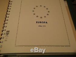 Europa 1957-1997 Complète Mnh Cept Vf / Collection Xf En 6 Albums Lindner