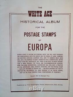 Europa Collection Complète 1956-69 Album White Ace. Tout Mint / Nh D'apfelbaum