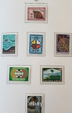 Exc. Stamps De Collection Nh United Nation Un 640 Menthe Dans Un Album