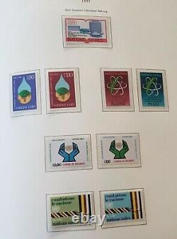 Exc. Stamps De Collection Nh United Nation Un 640 Menthe Dans Un Album