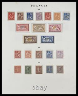 FRANCE 1853-1983 MH dans la collection de timbres Philos Album