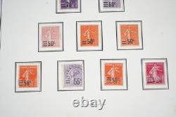 FRANCE 1900-1940 COLLECTION DE PLUS DE 400 TIMBRES NEUFS STOCKÉS DANS UN ALBUM BRIMONT