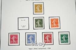 FRANCE 1900-1940 COLLECTION DE PLUS DE 400 TIMBRES NEUFS STOCKÉS DANS UN ALBUM BRIMONT