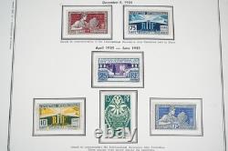 FRANCE 1900-1940 COLLECTION DE PLUS DE 400 TIMBRES NEUFS STOCKÉS DANS UN ALBUM BRIMONT