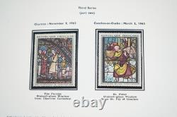 FRANCE ANNÉES 1960-1970 COLLECTION DE TIMBRES D'ART NEUFS ET CARTES MAXIMUM DANS UN ALBUM