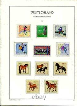 FRG 1969 1997 Collection dans un album pré-imprimé Leuchtturm