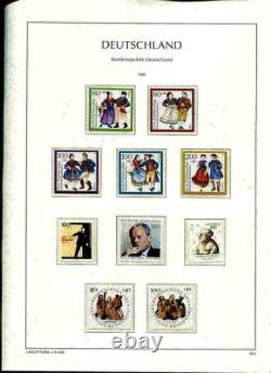 FRG 1969 1997 Collection dans un album pré-imprimé Leuchtturm