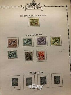 Fantastique Vatican Album Collection Stamp Lot Mxe