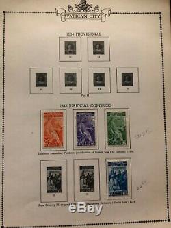 Fantastique Vatican Album Collection Stamp Lot Mxe