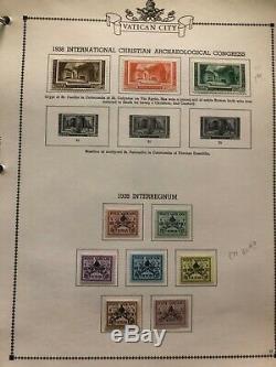 Fantastique Vatican Album Collection Stamp Lot Mxe