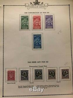 Fantastique Vatican Album Collection Stamp Lot Mxe