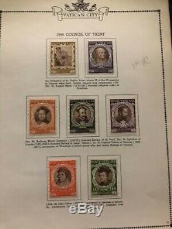 Fantastique Vatican Album Collection Stamp Lot Mxe