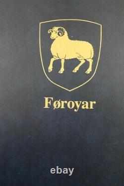 Faroe Danemark Mnh 1975-2012 + Brochures 2x Safe Albums Some 2013 Timbre Collection