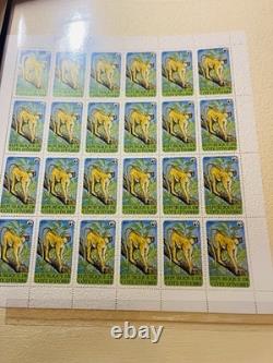 Faune du Monde 35+ Feuilles Vingt Mint Collection de Timbres Incroyable Collectionnable