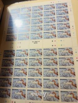 Faune du Monde 35+ Feuilles Vingt Mint Collection de Timbres Incroyable Collectionnable