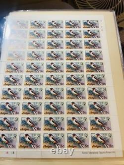 Faune du Monde 35+ Feuilles Vingt Mint Collection de Timbres Incroyable Collectionnable