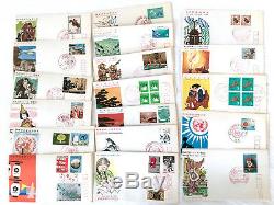 Fdc Japanes Stamp Album Stamps And Envelopes Inused, Collection Des Années 1970