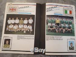 Fifa 1990 Italie 90 Wc Complète Yougoslavie Stamp Album Édition Rare