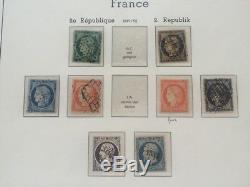 Fin Dannée Lot 148 France Collection Timbres Téléphone Classique Albums Nbrx