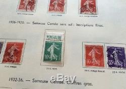 Fin Dannée Lot 148 France Collection Timbres Téléphone Classique Albums Nbrx