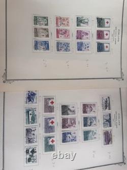 Finlande 1941-60 avec collection de timbres BOB Carélie sur pages d'album Scott à 2 griffes