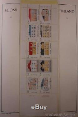 Finlande Mnh Premium 1980-2015 Album Luxus Stamp Collection 2 Lighthouse