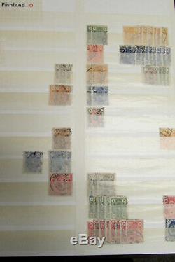 Finlande Potent Stamp Collection & Used Stock En Album