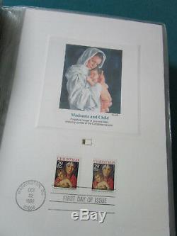 Fleetwood Preuve Carte Société De La Collection Stamp États-unis Album 1992-1995