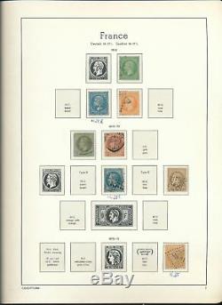 France 1849/1949 Collection D'albums Phares Hingeless (650+) Alb820