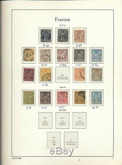 France 1849/1949 Collection D'albums Phares Hingeless (650+) Alb820