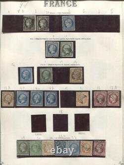 France 1849-1975 Collection En Album Utilisé Cv10000.00