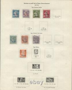 France 1853-1959 Collection Sur Les Pages Album Mostement Utilisés Presque Entièrement Utilisés T