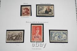 France 1941-1978 Collection de plus de 1 550 timbres tous neufs dans un album Yvert et Tellier