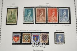 France 1941-1978 Collection de plus de 1 550 timbres tous neufs dans un album Yvert et Tellier