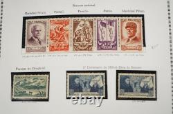 France 1941-1978 Collection de plus de 1 550 timbres tous neufs dans un album Yvert et Tellier