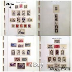 France 1945-1969 Collection En Album / Phares Stamp 98 Pages De Timbres