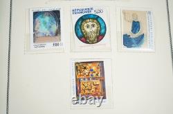 France 1989-2005 Collection de plus de 1 000 timbres neufs et oblitérés conservés dans un album Scott