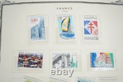 France 1989-2005 Collection de plus de 1 000 timbres neufs et oblitérés conservés dans un album Scott
